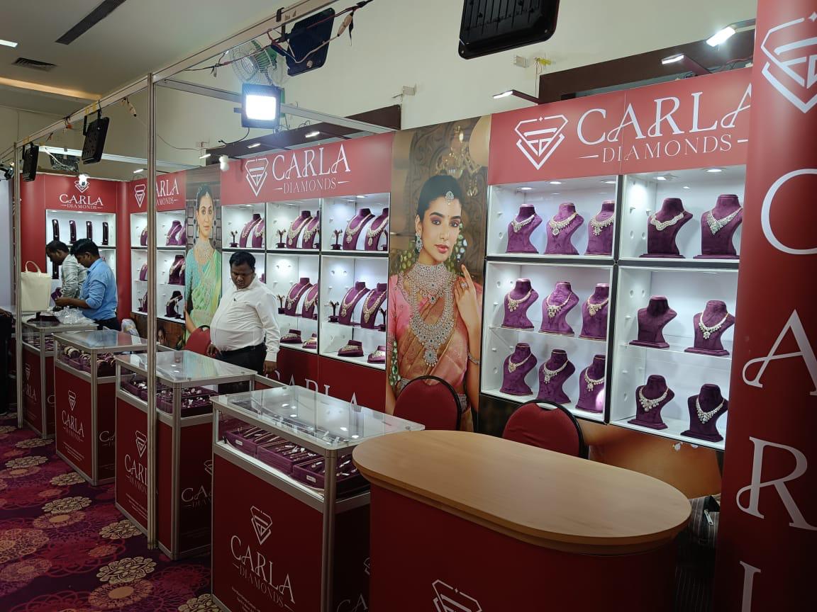 Aqua Diamond & Jewells exhibition booth