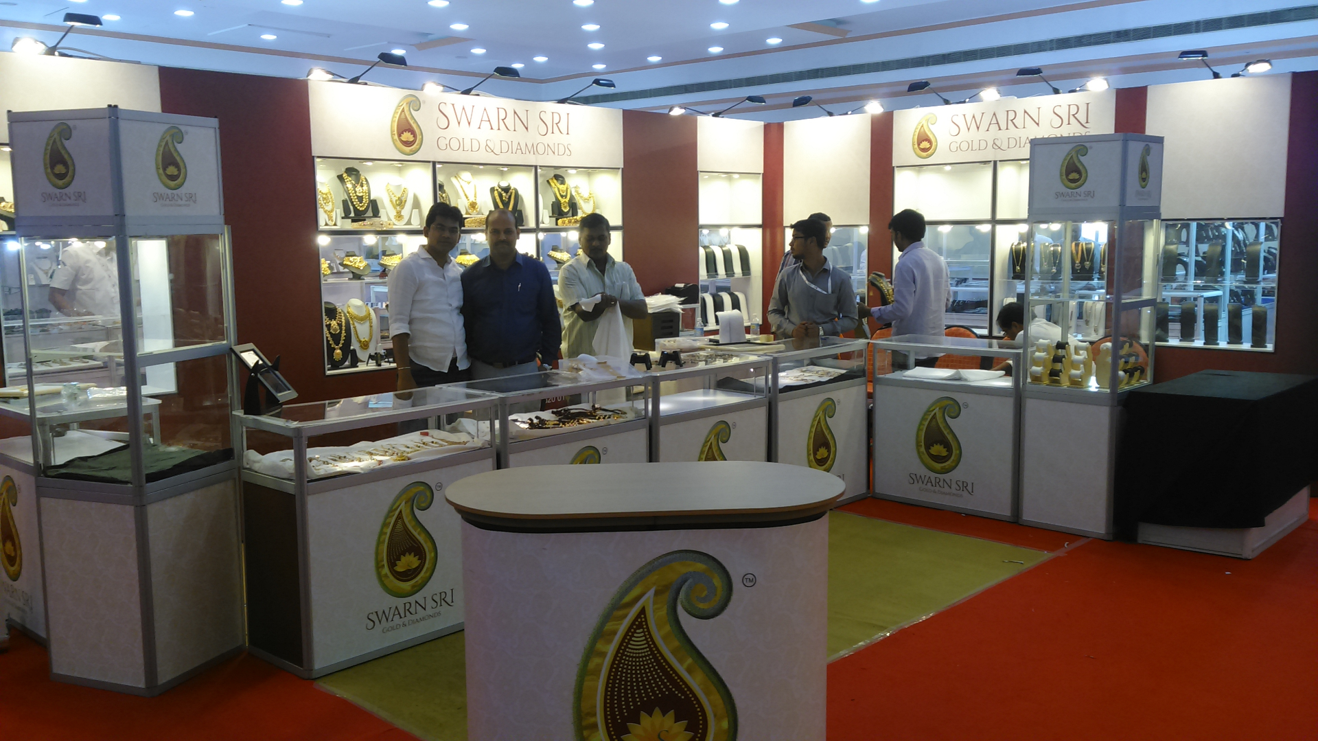 Adorn Jewellery exhibition booth
