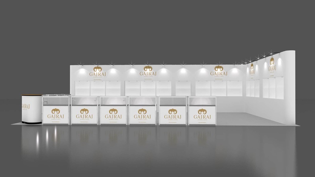 Gajraj Jewellers stall design 2