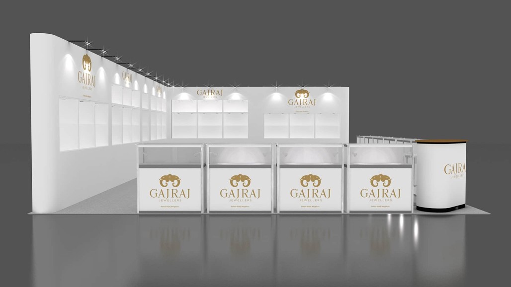 Gajraj Jewellers stall design 3