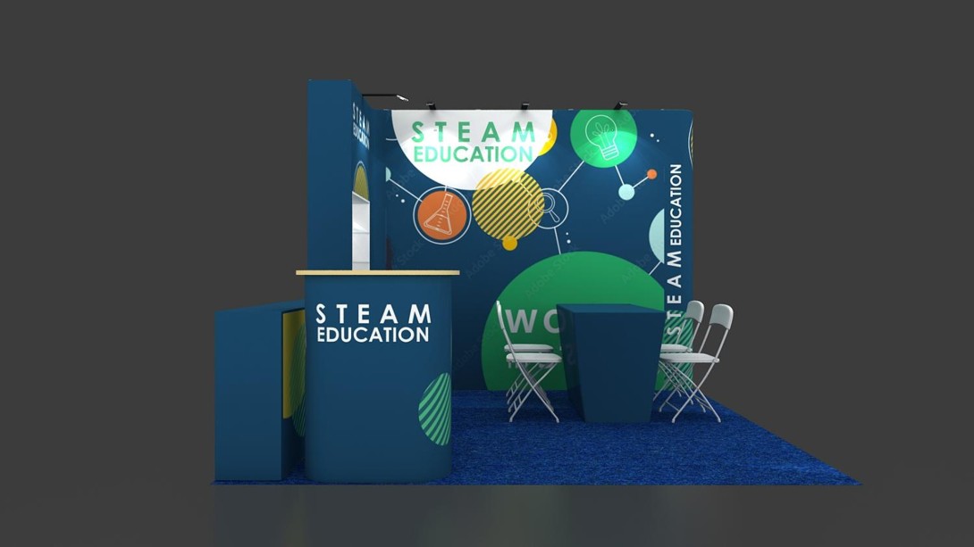 Booth Size – 3x3 m (10×10 ft)