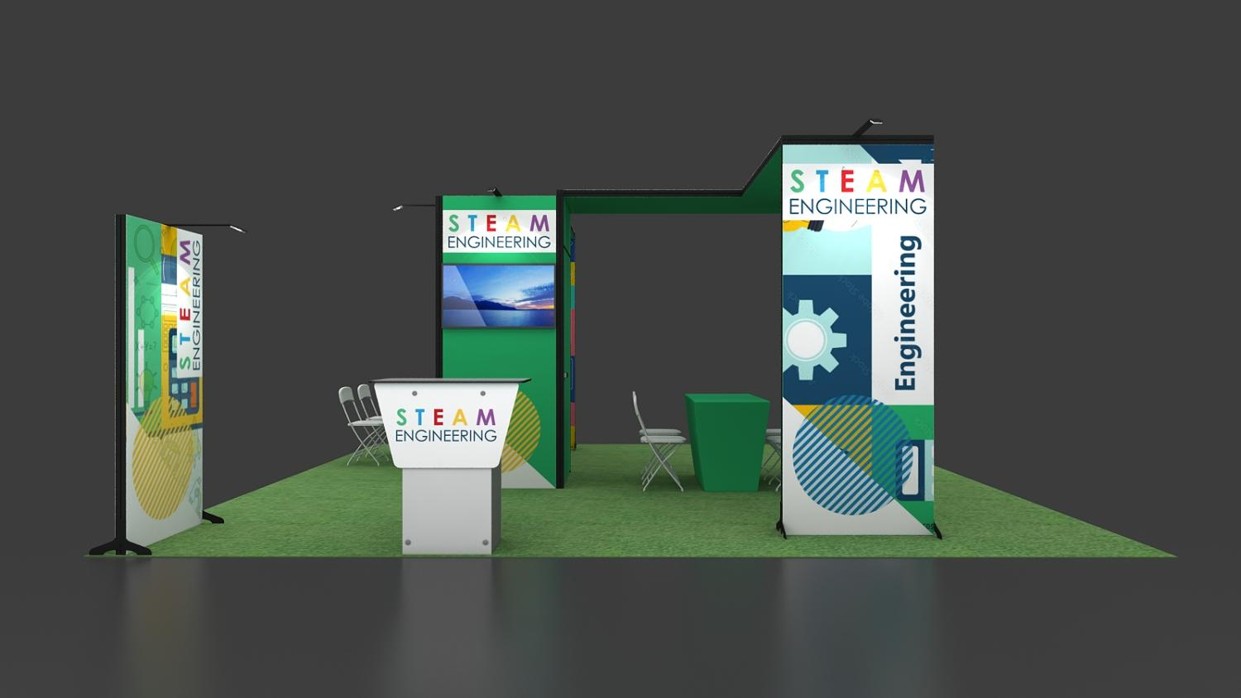 Booth Size – 6x6 m (20×20 ft)