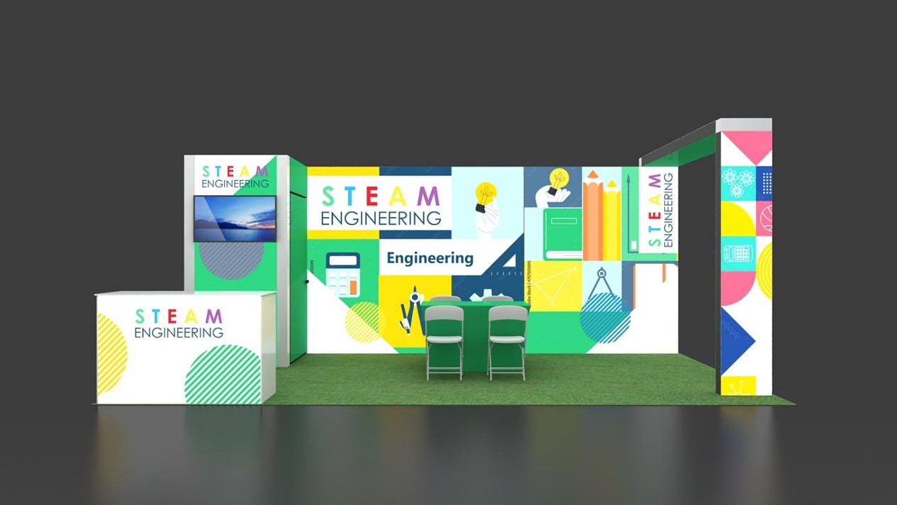 Booth Size – 6x3 m (20×10 ft)