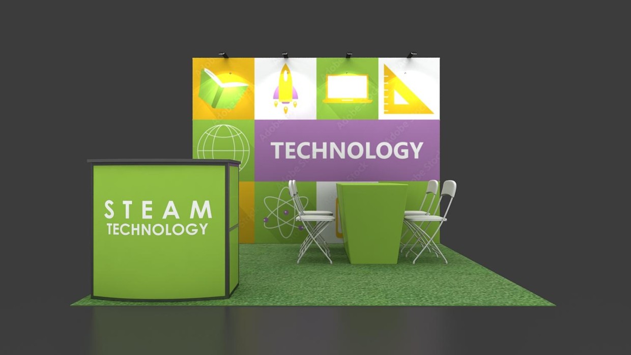 Booth Size – 3x3 m (10×10 ft)