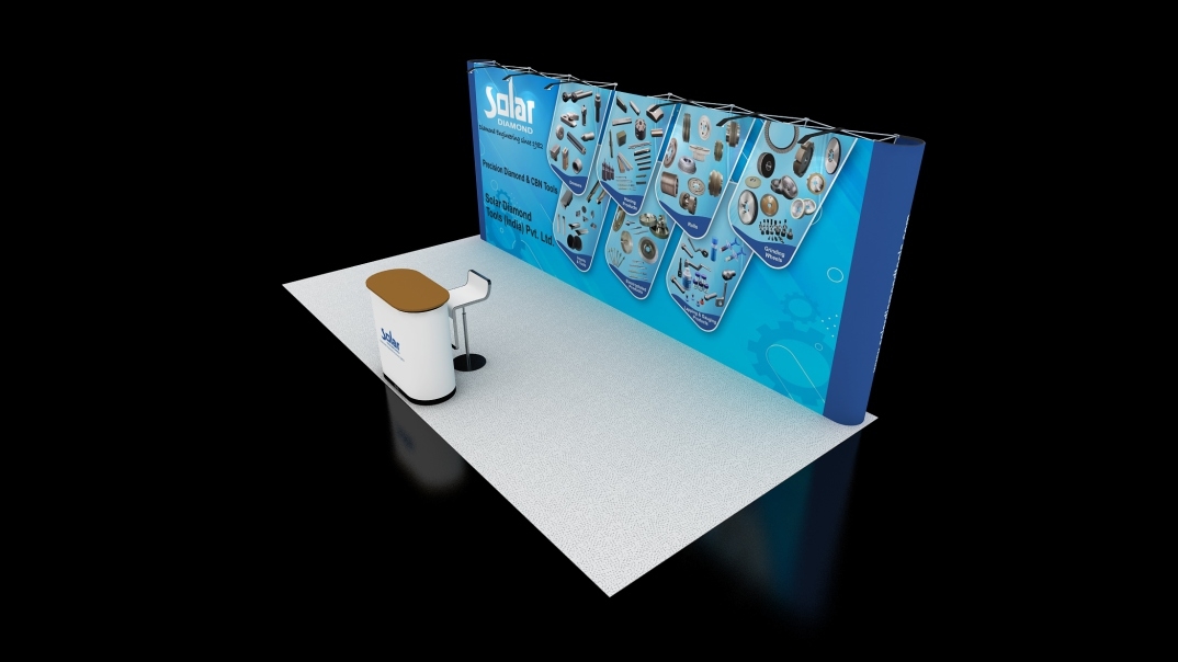 Booth Size – 6x3 m (20×10 ft)